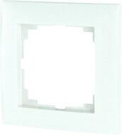 XCOMFORT Afdekraam 1 VOUDIG WIT glanzend