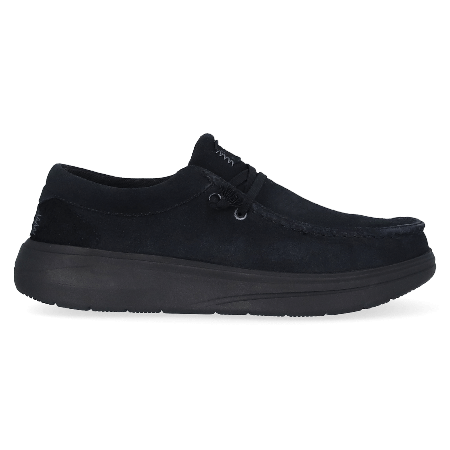 HEYDUDE Instappers Heren Wally X Zwart 42 Suède