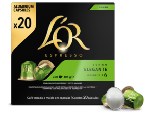 L'OR Espresso Lungo Elegante – 20 koffiecups