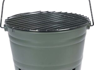 BBQ Barbecue Emmer Tafelmodel met Grill -Ø 27 cm Houtskool