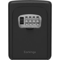 Sleutelkluisje met Code Inclusief Wandmontage Recht – zwart