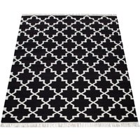 Wollen tapijt Kenolia zwart 240×340 cm