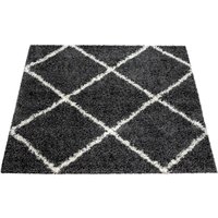 Shaggy tapijt Kalea antraciet 80×300 cm