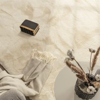 Vachtkleed Fluffy_deluxe crème 200 cm rond