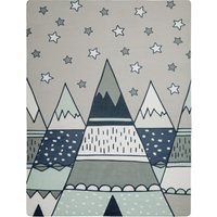 Kindertapijt wasbaar Chiko grijs  120×160 cm