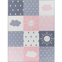 Kindertapijt Eliza roze 240×340 cm