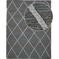 Jutekleed Sakira antraciet 200×290 cm