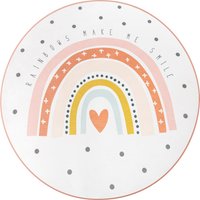 Kindertapijt wasbaar Chiko beige 120 cm rond