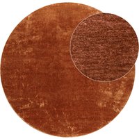 Tapijt Calissa koper 80 cm rond