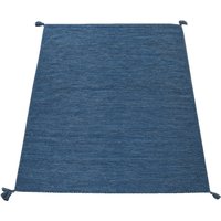 Handgeweven tapijt Kilian blauw 240×340 cm