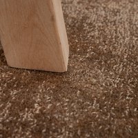 Handgeweven tapijt Randora beige 150×170 cm zeshoekig