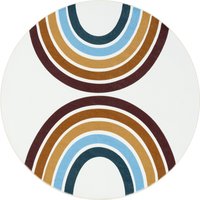 Kindertapijt wasbaar Loya multicolor 100 cm rond