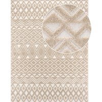 Binnen- en buitenkleed Stylo beige 60×100 cm