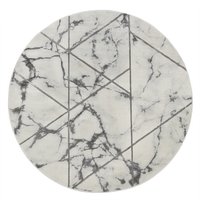 Tapijt Krevor grijs  160 cm rond