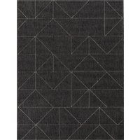 Binnen- en buitenkleed Bruna antraciet 160×230 cm