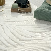 Binnen- en buitenkleed Livornia crème 200 cm rond