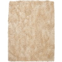 Hoogpolig tapijt Playara crème 80×150 cm