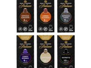 Proefpakket – Italiaanse favorieten – 120 koffiecups