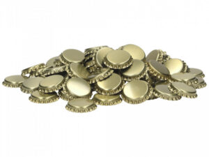 Kroonkurken 26 mm goud 100 st.