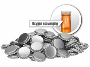 Kroonkurken 26 mm – O2 absorberend – zilver – 100 st.