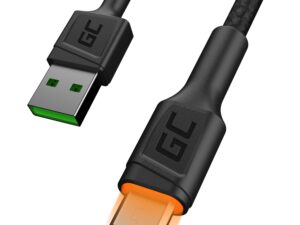 Oplaad kabel GC Ray USB – Micro USB 200cm met ingebouwd orange LED licht, Fast charge – Ultra Charge – QC 3.0