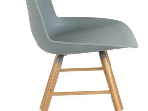 Zuiver Eetkamerstoel 'Albert Kuip' PP. kleur Lichtgrijs