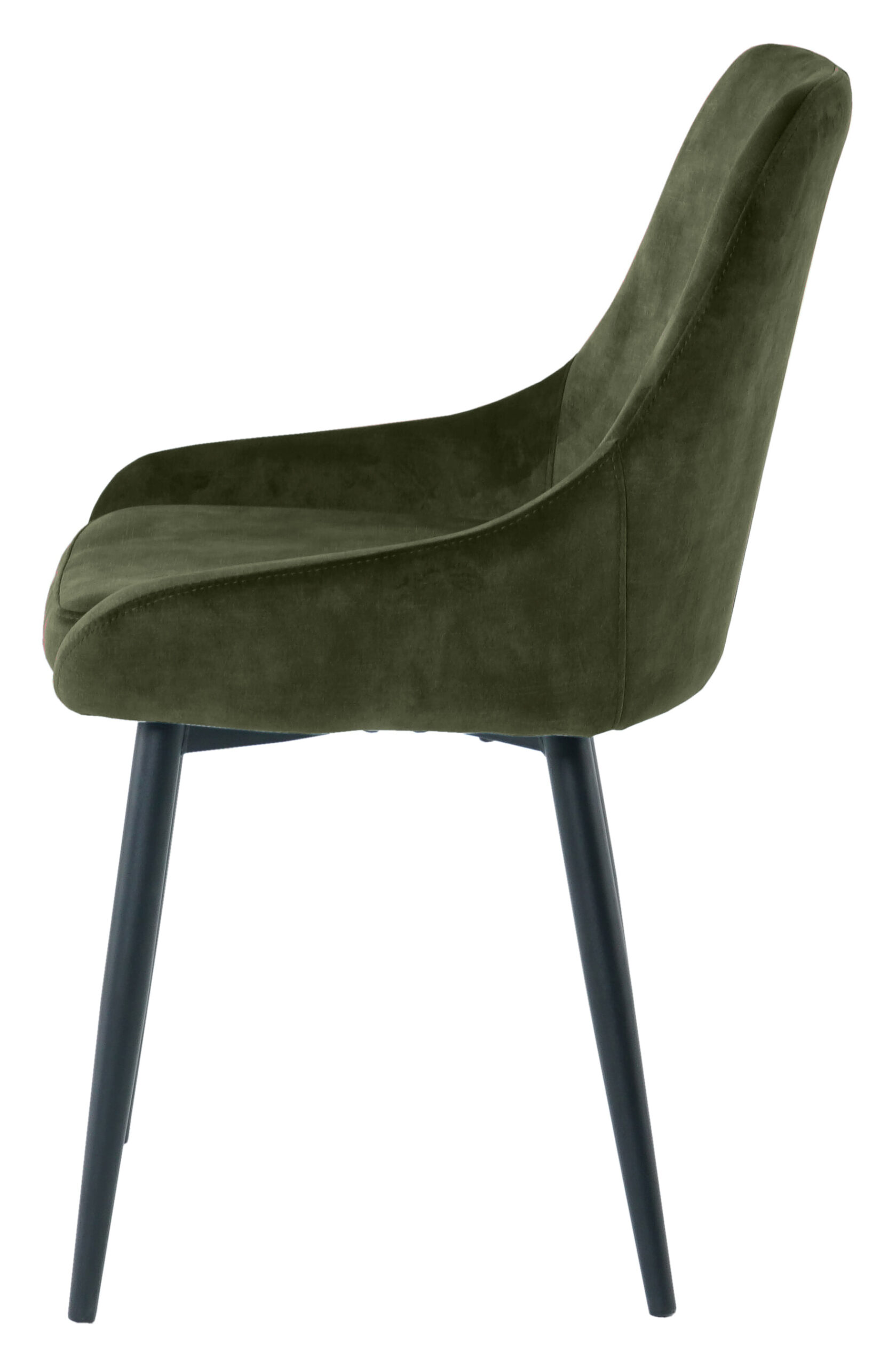 Artistiq Eetkamerstoel 'Kofi' Velvet, kleur groen - Afbeelding 2