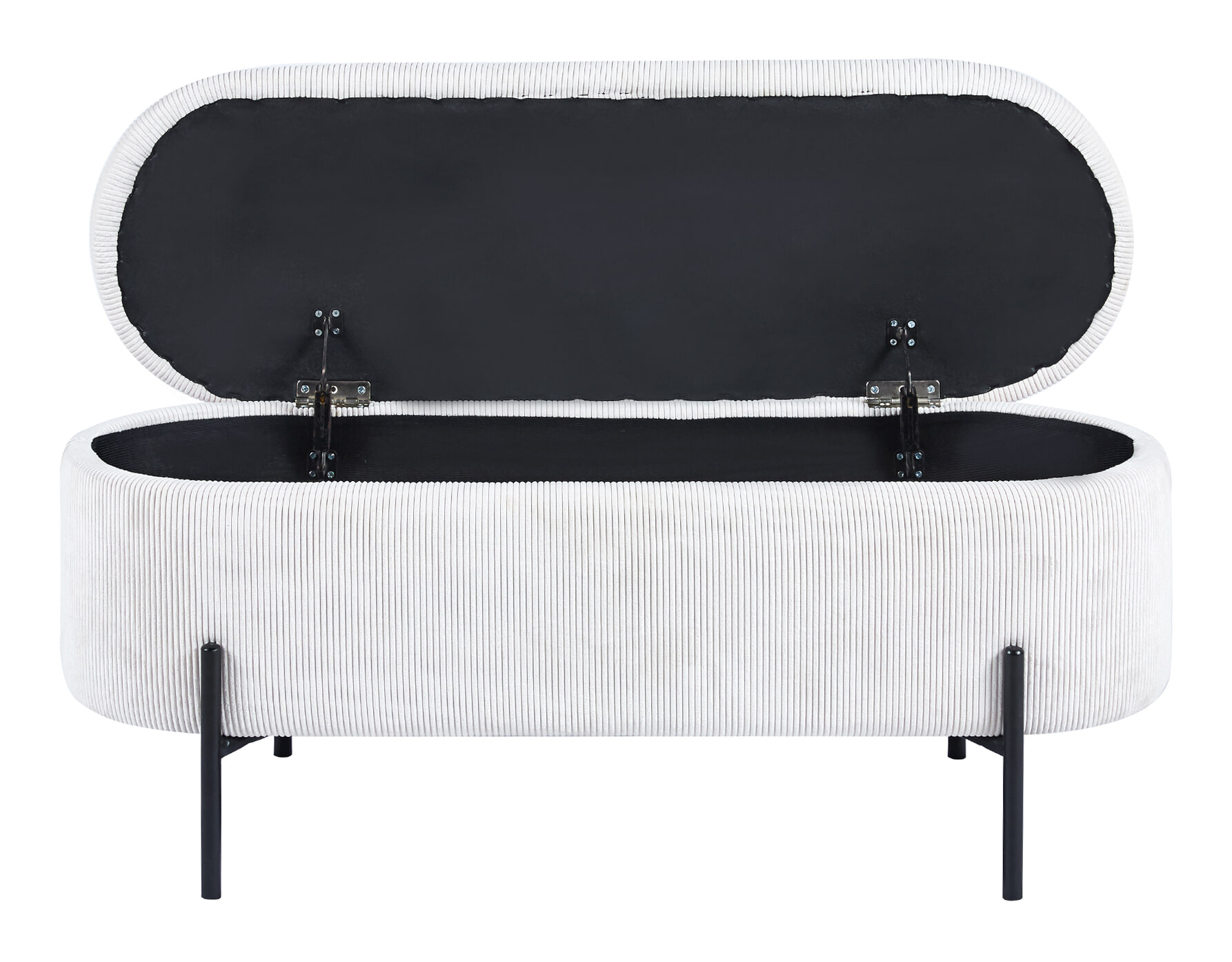 Artistiq Bankje 'Arissa' 110cm, kleur beige - Afbeelding 2