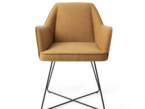 Jesper Home Eetkamerstoel 'Tome' Cross Black, kleur Masai Giraffe