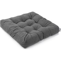 Stoelkussen Soma antraciet 50 cm vierkant