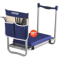 VEVOR Kniebank 585x300x485 mm, Kniekussen 279x385mm Kniekussen, Kniehulpmiddel voor tuinieren tot 160 kg, Opvouwbare tuinstoel met 1 gereedschapstas, Werkkruk verlicht knie- en rugpijn