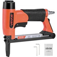 VEVOR Pneumatische Nietmachine, Pneumatische Spijkermachine met Lange Neus voor 80 Serie Fijne Nieten, 12,8 mm Kroon, 6-16 mm Lengte, Max. 150 Stuks Spijkerpistool voor Meubelstoffering, Houtbewerking, Doe-het-zelf
