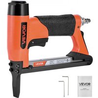 VEVOR Pneumatische spijkermachine, pneumatische nietmachine met lange neus voor fijne draadnieten uit de 71-serie, kroon van 9,5 mm, lengte 6-16 mm, max. 180 stuks spijkerpistool voor stoffering, houtbewerking en doe-het-zelf